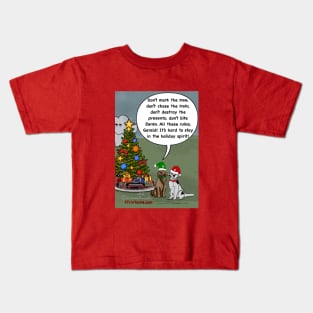 Dog Days of Christmas Kids T-Shirt